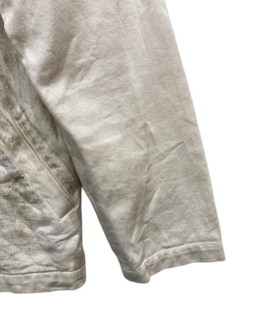 COMME des GARCONS HOMME（コムデギャルソン オム）COMME des GARCONS HOMME (コムデギャルソン オム) ペイント加工ジャケット ベージュ サイズ:Sの古着・服飾アイテム