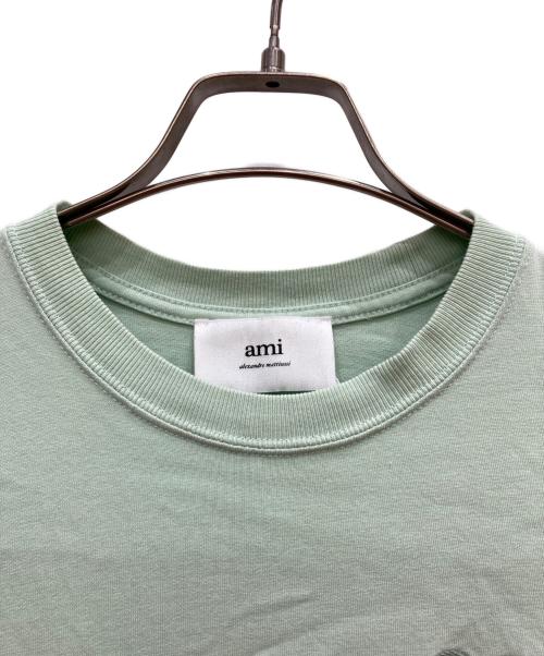 AMI PARIS（アミ パリス）AMI PARIS (アミ パリス) フロント刺繍Tシャツ グリーン サイズ:XXSの古着・服飾アイテム