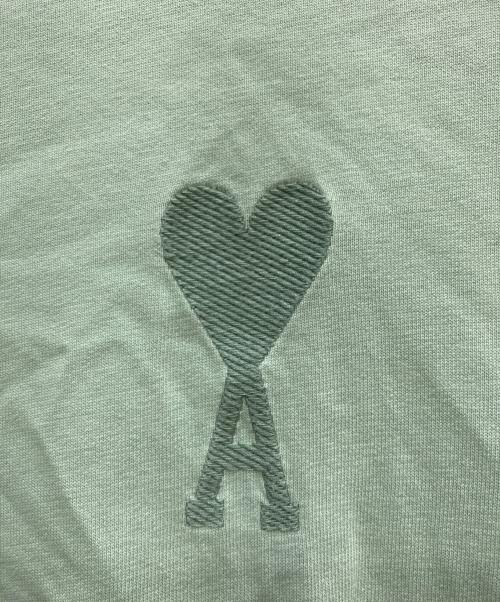 AMI PARIS（アミ パリス）AMI PARIS (アミ パリス) フロント刺繍Tシャツ グリーン サイズ:XXSの古着・服飾アイテム