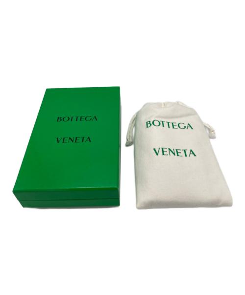 BOTTEGA VENETA（ボッテガベネタ）BOTTEGA VENETA (ボッテガベネタ) マキシイントレチャート ラウンドファスナー長財布 ホワイトの古着・服飾アイテム