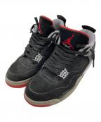NIKEナイキ）の古着「AIR JORDAN4 RETRO BREAD」｜ブラック