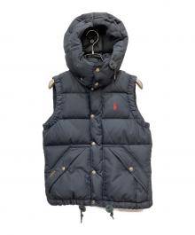 POLO RALPH LAUREN（ポロ・ラルフローレン）の古着「ダウンベスト」｜ブラック