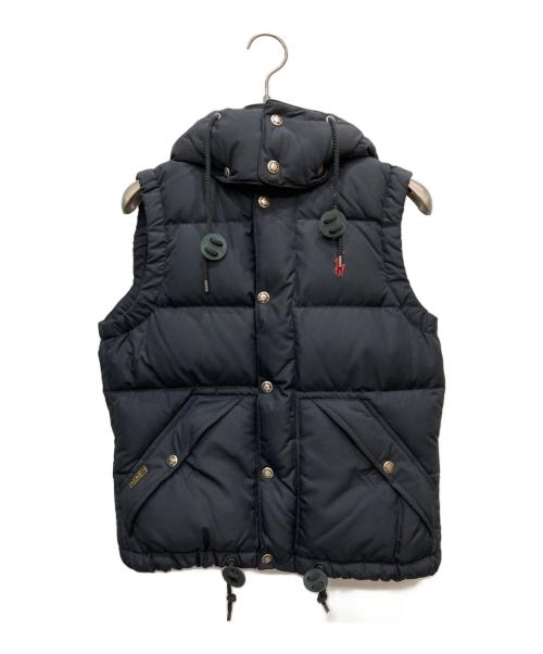 POLO RALPH LAUREN（ポロ・ラルフローレン）POLO RALPH LAUREN (ポロ・ラルフローレン) ダウンベスト ブラック サイズ:XSの古着・服飾アイテム