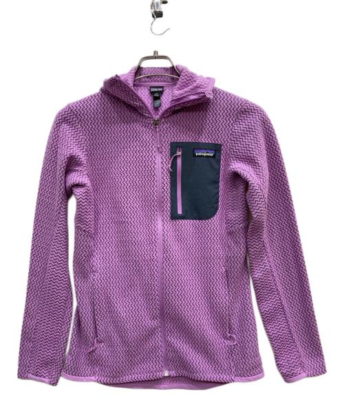 Patagonia（パタゴニア）Patagonia (パタゴニア) R1 エア・フルジップ・フーディ パープル サイズ:XSの古着・服飾アイテム