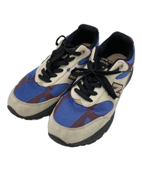 NEW BALANCE（ニューバランス）NEW BALANCE (ニューバランス) Aim Leon Dore (エメ レオン ドレ) スニーカー ネイビー×ベージュ サイズ:28cmの古着・服飾アイテム
