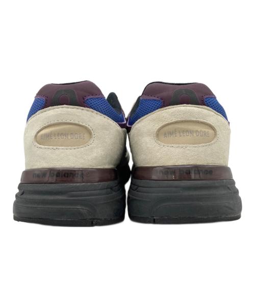 NEW BALANCE（ニューバランス）NEW BALANCE (ニューバランス) Aim Leon Dore (エメ レオン ドレ) スニーカー ネイビー×ベージュ サイズ:28cmの古着・服飾アイテム