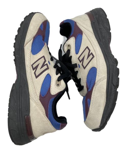 NEW BALANCE（ニューバランス）NEW BALANCE (ニューバランス) Aim Leon Dore (エメ レオン ドレ) スニーカー ネイビー×ベージュ サイズ:28cmの古着・服飾アイテム