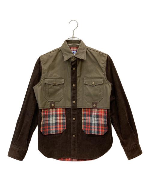 COMME des GARCONS JUNYA WATANABE MAN（コム デ ギャルソン ジュンヤ ワタナベ マン）COMME des GARCONS JUNYA WATANABE MAN (コム デ ギャルソン ジュンヤ ワタナベ マン) コーデュロイジャケット ブラウン サイズ:XSの古着・服飾アイテム