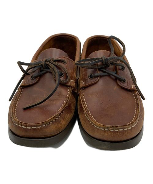 PARABOOT（パラブーツ）PARABOOT (パラブーツ) バースデッキシューズ ブラウン サイズ:25cmの古着・服飾アイテム