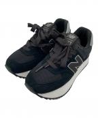 NEW BALANCEニューバランス）の古着「厚底スニーカー」｜ブラック