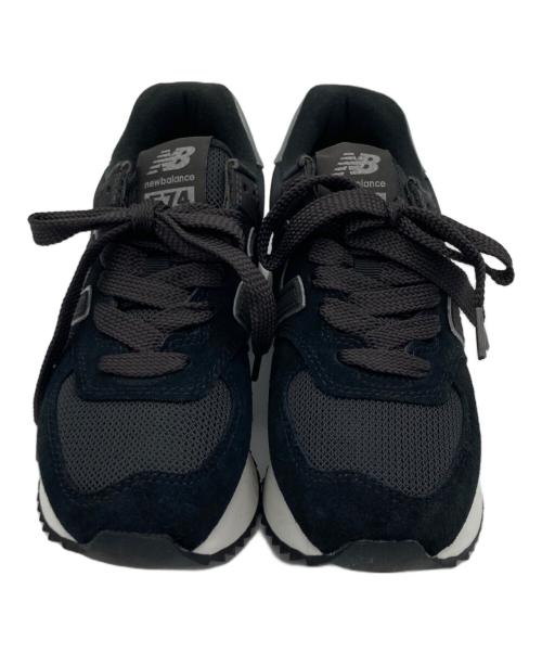 NEW BALANCE（ニューバランス）NEW BALANCE (ニューバランス) 厚底スニーカー ブラック サイズ:23㎝の古着・服飾アイテム