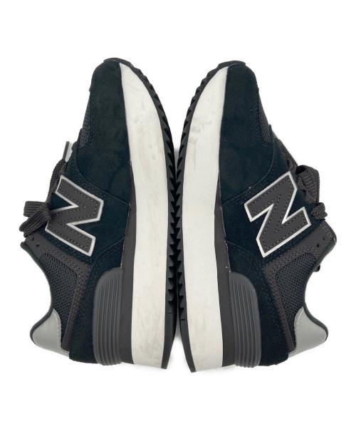 NEW BALANCE（ニューバランス）NEW BALANCE (ニューバランス) 厚底スニーカー ブラック サイズ:23㎝の古着・服飾アイテム