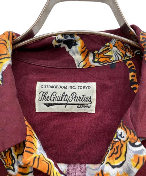 WACKO MARIA（ワコマリア）WACKO MARIA (ワコマリア) TIM LEHI L/S HAWAIIAN SHIRT バーガンディー サイズ:Mの古着・服飾アイテム