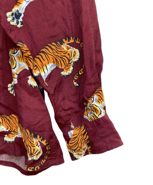 WACKO MARIA（ワコマリア）WACKO MARIA (ワコマリア) TIM LEHI L/S HAWAIIAN SHIRT バーガンディー サイズ:Mの古着・服飾アイテム
