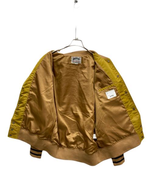 HOUSTON（ヒューストン）HOUSTON (ヒューストン) スタジャン イエロー サイズ:XXLの古着・服飾アイテム