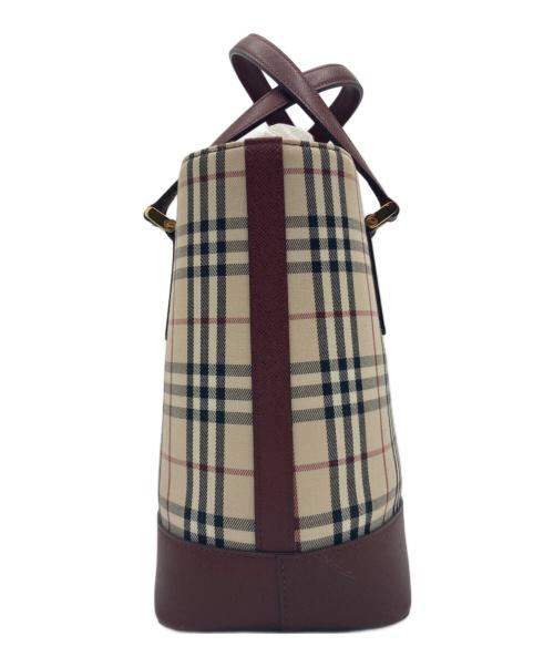 BURBERRY（バーバリー）BURBERRY (バーバリー) ノヴァチェックハンドバッグの古着・服飾アイテム