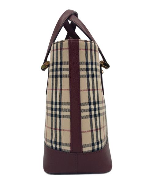 BURBERRY（バーバリー）BURBERRY (バーバリー) ノヴァチェックハンドバッグの古着・服飾アイテム