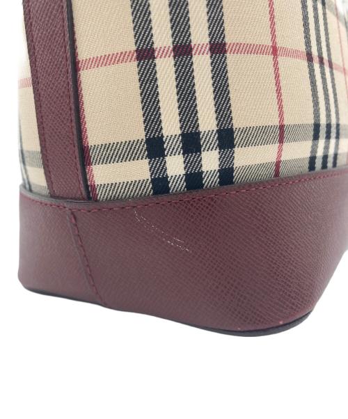 BURBERRY（バーバリー）BURBERRY (バーバリー) ノヴァチェックハンドバッグの古着・服飾アイテム