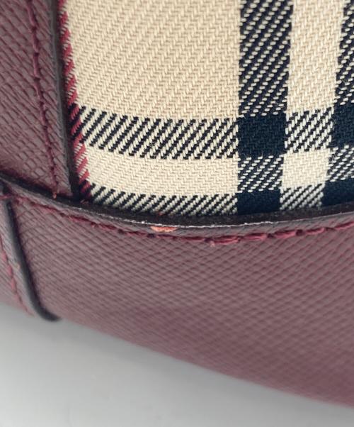 BURBERRY（バーバリー）BURBERRY (バーバリー) ノヴァチェックハンドバッグの古着・服飾アイテム