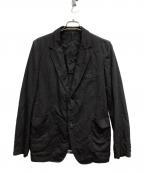 Yohji Yamamoto pour hommeヨウジヤマモト プールオム）の古着「2Bテーラードジャケット」｜ブラック