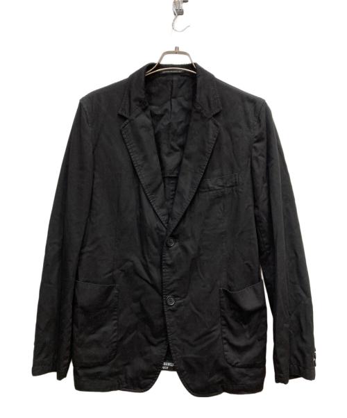 Yohji Yamamoto pour homme（ヨウジヤマモト プールオム）Yohji Yamamoto pour homme (ヨウジヤマモト プールオム) 2Bテーラードジャケット ブラック サイズ:3の古着・服飾アイテム