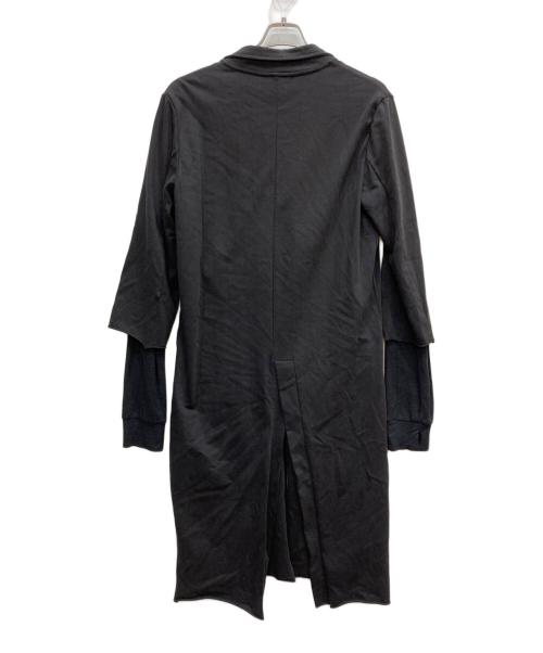 Thom Krom（トムクロム）THOM KROM (トムクロム) レイヤードコート ブラック サイズ:Sの古着・服飾アイテム
