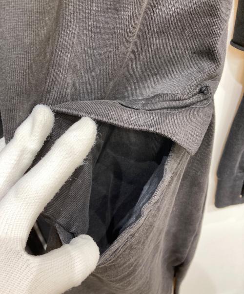 Thom Krom（トムクロム）THOM KROM (トムクロム) レイヤードコート ブラック サイズ:Sの古着・服飾アイテム