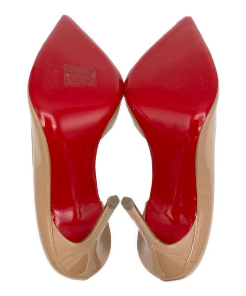Christian Louboutin（クリスチャン・ルブタン）Christian Louboutin (クリスチャン・ルブタン) ヒールパンプス ベージュ サイズ:23㎝の古着・服飾アイテム