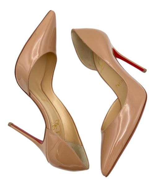 Christian Louboutin（クリスチャン・ルブタン）Christian Louboutin (クリスチャン・ルブタン) ヒールパンプス ベージュ サイズ:23㎝の古着・服飾アイテム