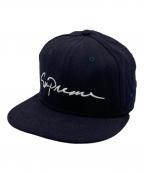 SUPREME×New Eraシュプリーム×ニューエラ）の古着「CLASSIC SCRIPT CAP」｜ネイビー