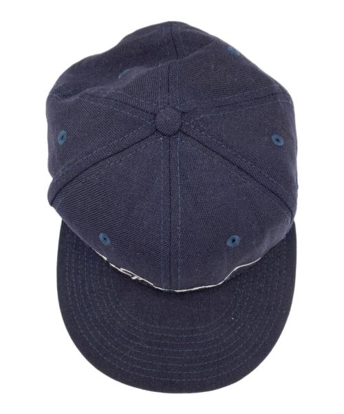 SUPREME（シュプリーム）Supreme (シュプリーム) New Era (ニューエラ) CLASSIC SCRIPT CAP ネイビーの古着・服飾アイテム