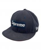 SUPREME×New Eraシュプリーム×ニューエラ）の古着「Gore-Tex Box Logo Cap」｜ネイビー