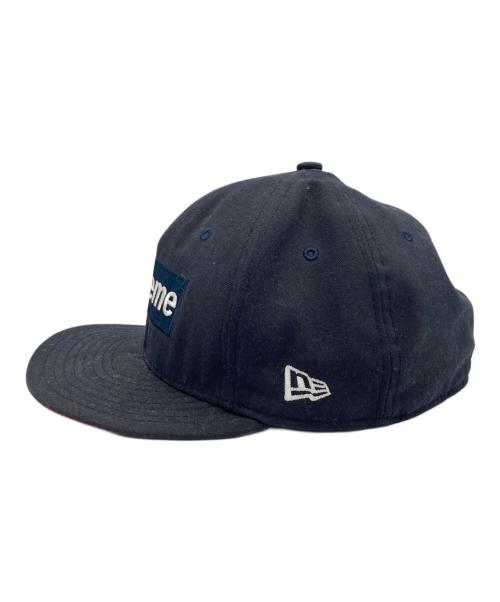 SUPREME（シュプリーム）Supreme (シュプリーム) New Era (ニューエラ) Gore-Tex Box Logo Cap ネイビーの古着・服飾アイテム