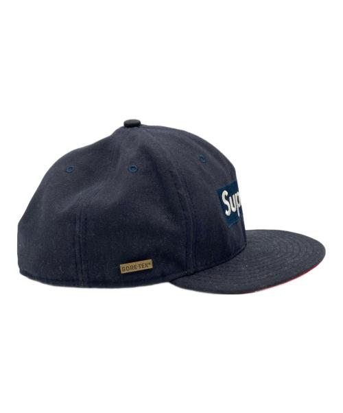 SUPREME（シュプリーム）Supreme (シュプリーム) New Era (ニューエラ) Gore-Tex Box Logo Cap ネイビーの古着・服飾アイテム