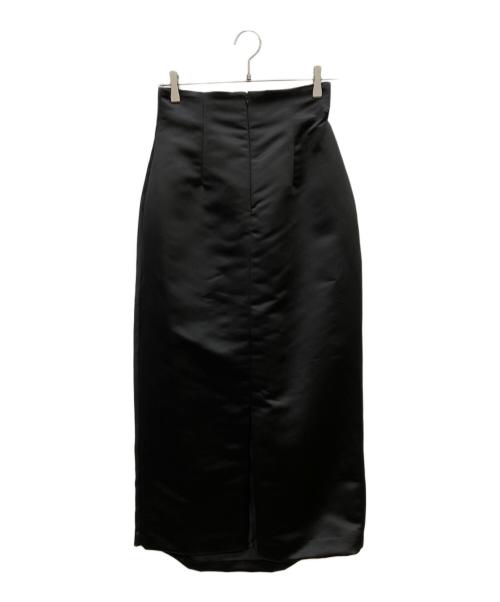 SEA（シー）SEA (シー) HEAVY SATIN ORIGAMI SKIRT ブラック サイズ:1 未使用品の古着・服飾アイテム