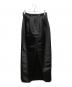 SEA（シー）の古着「HEAVY SATIN ORIGAMI SKIRT」｜ブラック