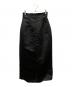 SEA (シー) HEAVY SATIN ORIGAMI SKIRT ブラック サイズ:1 未使用品：5000円