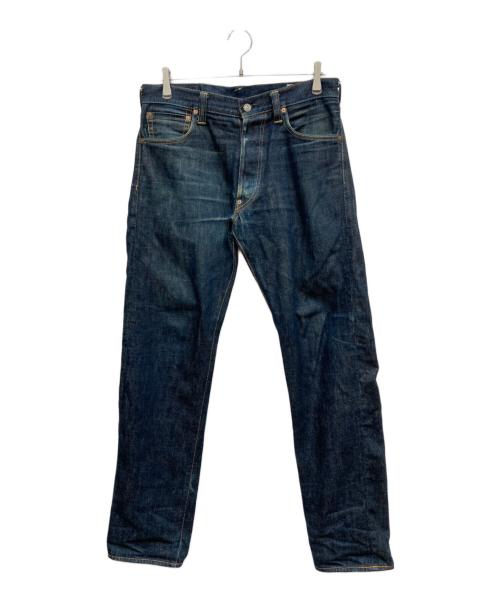 EVISU（エヴィス）EVISU (エヴィス) ビックカモメペイントデニムパンツ インディゴ サイズ:SIZE 32×32の古着・服飾アイテム