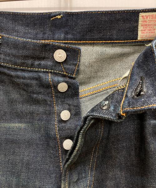 EVISU（エヴィス）EVISU (エヴィス) ビックカモメペイントデニムパンツ インディゴ サイズ:SIZE 32×32の古着・服飾アイテム
