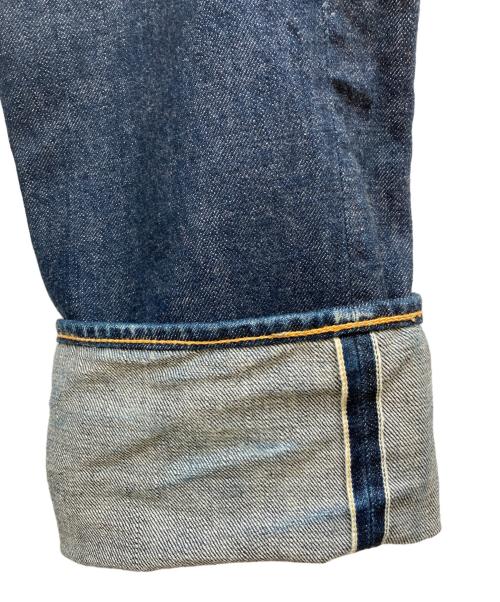 EVISU（エヴィス）EVISU (エヴィス) ビックカモメペイントデニムパンツ インディゴ サイズ:SIZE 32×32の古着・服飾アイテム