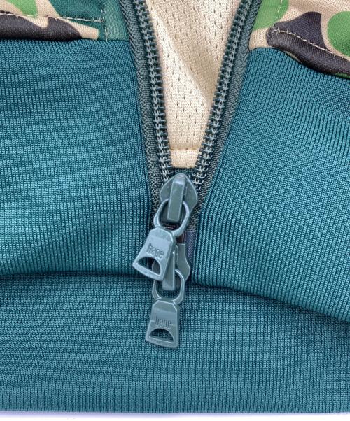 A BATHING APE（アベイシングエイプ）A BATHING APE (アベイシングエイプ) カモフラトラックジャケット グリーン サイズ:Mの古着・服飾アイテム
