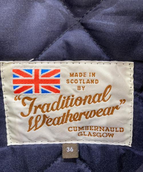 Traditional Weatherwear（トラディショナルウェザーウェア）Traditional Weatherwear (トラディショナルウェザーウェア) キルティングコート ネイビー サイズ:SIZE36の古着・服飾アイテム
