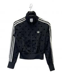 adidas Originals（アディダスオリジナル）の古着「水玉トラックジャケット」｜ブラック