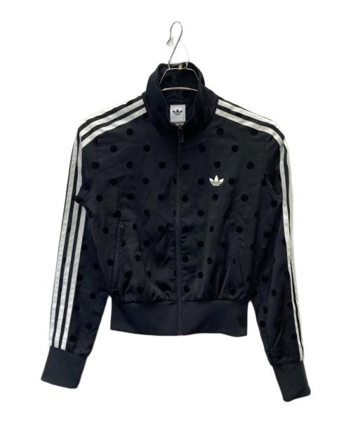adidas Originals（アディダスオリジナル）adidas originals (アディダスオリジナル) 水玉トラックジャケット ブラック サイズ:Mの古着・服飾アイテム