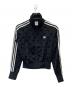 adidas originals（アディダスオリジナル）の古着「水玉トラックジャケット」｜ブラック