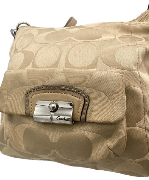 COACH（コーチ）COACH (コーチ) 2WAYショルダーバッグ ベージュの古着・服飾アイテム