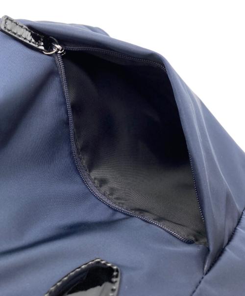 AMACA（アマカ）AMACA (アマカ) フラップトートバッグ ネイビーの古着・服飾アイテム