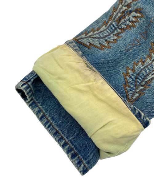 Y. PROJECT（ワイプロジェクト）Y. PROJECT (ワイプロジェクト) Cowboy Cuff Jeans インディゴ サイズ:不明の古着・服飾アイテム