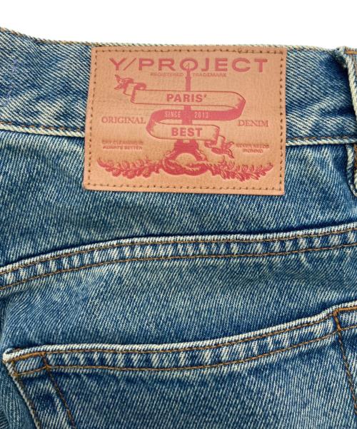 Y. PROJECT（ワイプロジェクト）Y. PROJECT (ワイプロジェクト) Cowboy Cuff Jeans インディゴ サイズ:不明の古着・服飾アイテム