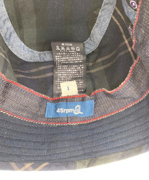 45rpm（45アールピーエム）45rpm (45アールピーエム) バケットハットの古着・服飾アイテム